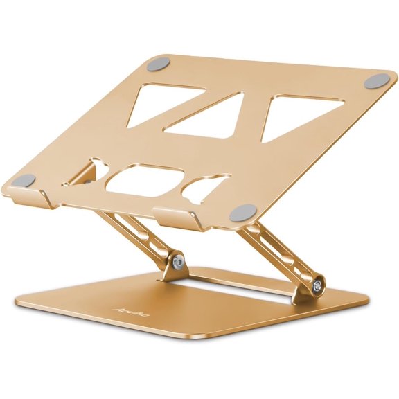 Adjustable Laptop Stand for Desk,Portable Laptop Stand Holder and Riser,Foldable Notebook Computer Stands for MacBook Air Pro Chromebook, 10-15.6 inch,