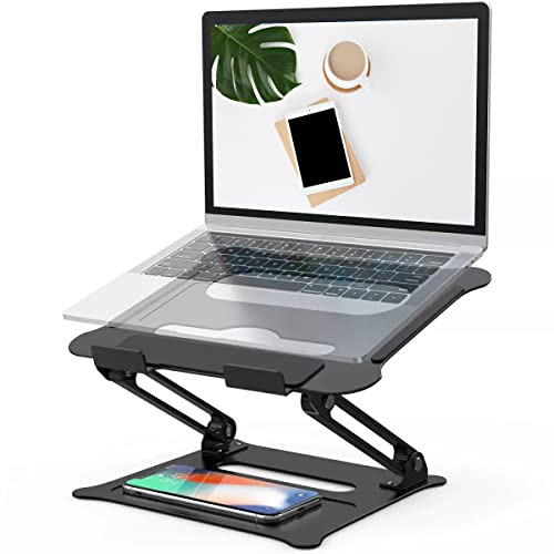 Adjustable Laptop Stand, Ergonomic Portable Computer Stand with HeatVent to Laptop, Lbs Duty
