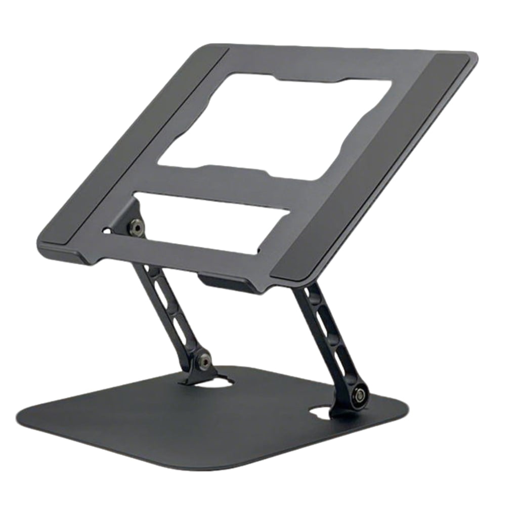 Adjustable Laptop Stand for Desk Metal Foldable Laptop Risers Portable Laptop Holder Mount Cooling Computer Notebook