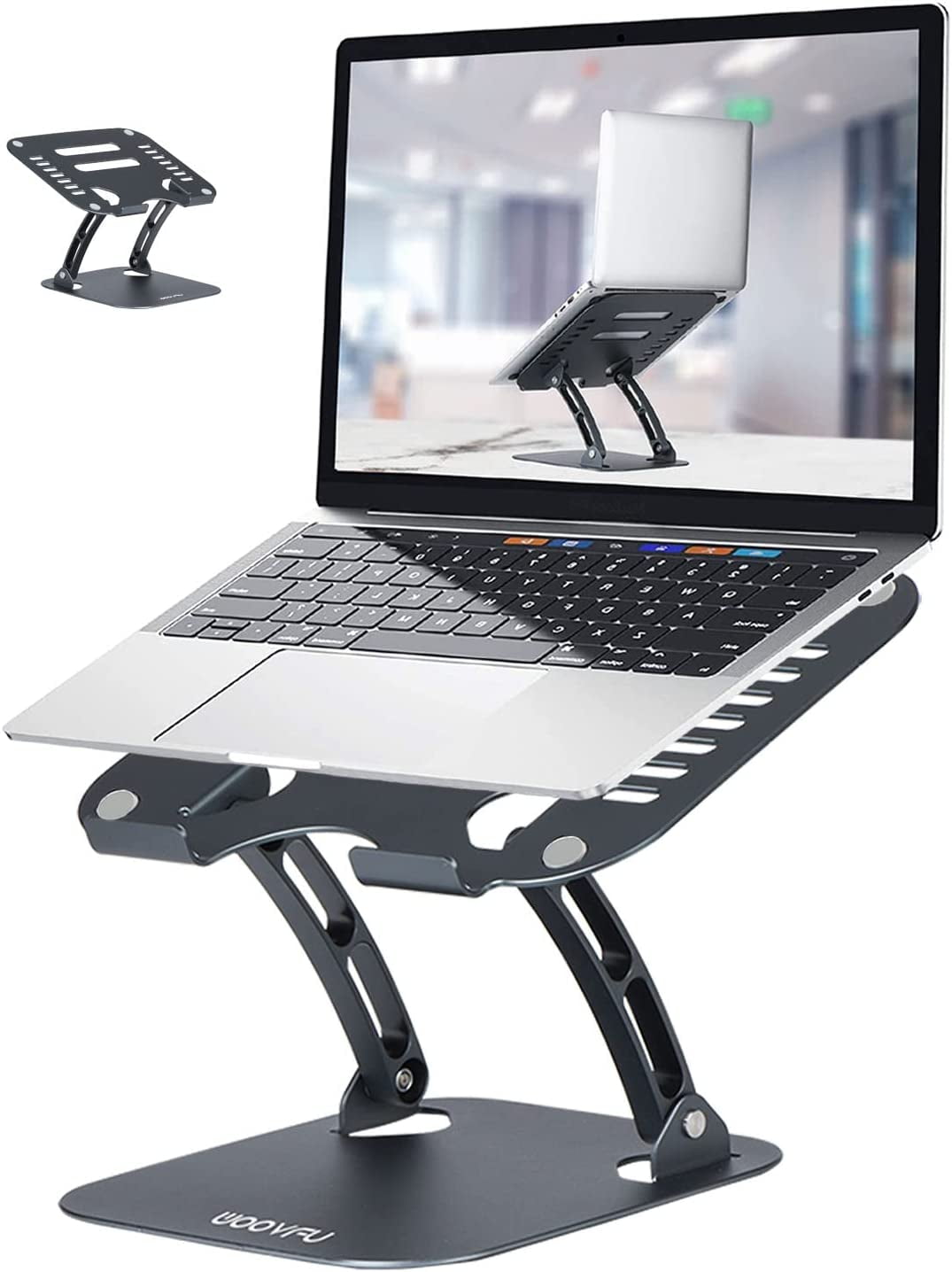 Adjustable Laptop Stand, Laptop Riser for Desk, Portable Laptop Stands