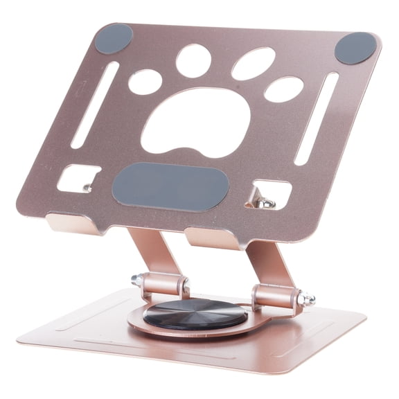 Adjustable Laptop Stand for Desk Metal Foldable Laptop Risers Portable Laptop Holder Mount Cooling Computer Notebook