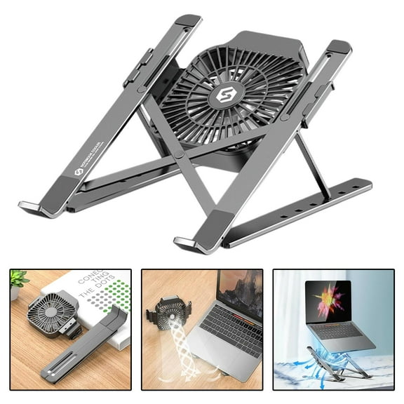 Adjustable Laptop Stand for Laptop Portable Laptop Holder Foldable Notebook Stand Desktop Ergonomic Laptop Riser for All Laptops and Notebooks 11-17"