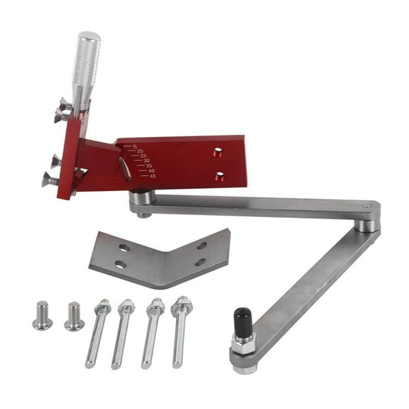 Adjustable Lawn Grass Mower Blade Sharpening Tool - Red