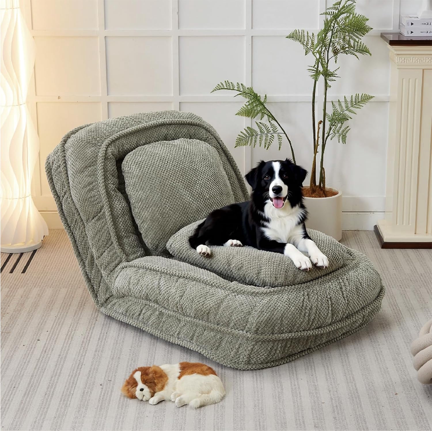 4 Gear Adjustable Folding Rattan Floor Chair Foldable Beach Chair - View #9