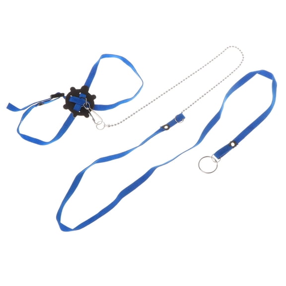 Colored Bearded Dragon Harness Leash Adjustable Leather Walk Lead for Amphibians Small Pet Accessories