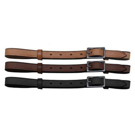 Adjustable Leather Cinch Connector Strap (Black)