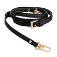 thumbnail image 1 of Adjustable Leather Replacement Strap Handles Purses Straps Handbags Shoulder Bag Black, 1 of 8