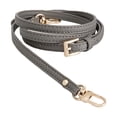 thumbnail image 1 of Adjustable Leather Replacement Strap Handles Purses Straps Handbags Shoulder Bag Gray, 1 of 8
