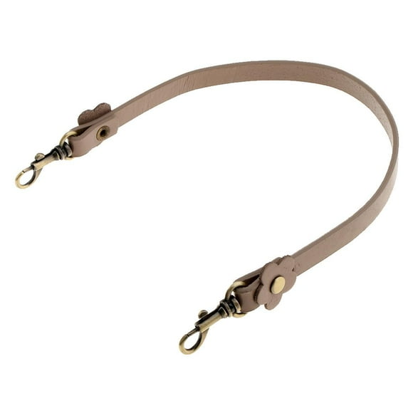 Adjustable Leather Shoulder Strap Repment with Metal Hooks Bag, Tote Bag, , Laptop, Duffle Bags - 40cm/15.8inch Long * gray