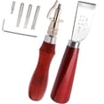 thumbnail image 1 of Adjustable Leather Stitching Groover Carbon Steel Leather Skiving Knife for DIY Leathercraft Cutting Sienna, 1 of 7