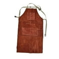 thumbnail image 1 of Adjustable Leather Work Shop Apron with Tool Pockets for Woodworking Cooking, 1 of 8