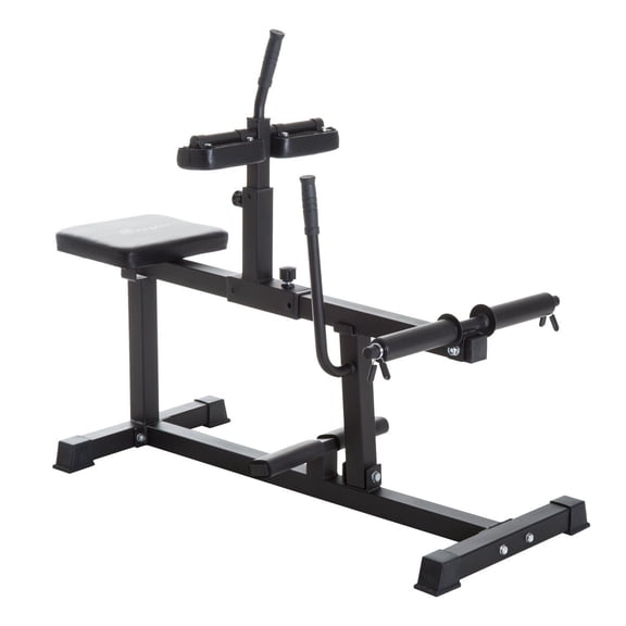Adjustable Leg Press Machine for Calf Raises - Steel Frame Strength Training Equipment for Gym