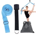 thumbnail image 1 of Adjustable Leg Stretcher, Door Flexibility Stretching Leg Strap,Great for Ballet Cheer Dance Gymnastics or Any Sport Leg Stretcher Door Flexibility Trainer Premium Stretching Equipment-Lake blue, 1 of 5
