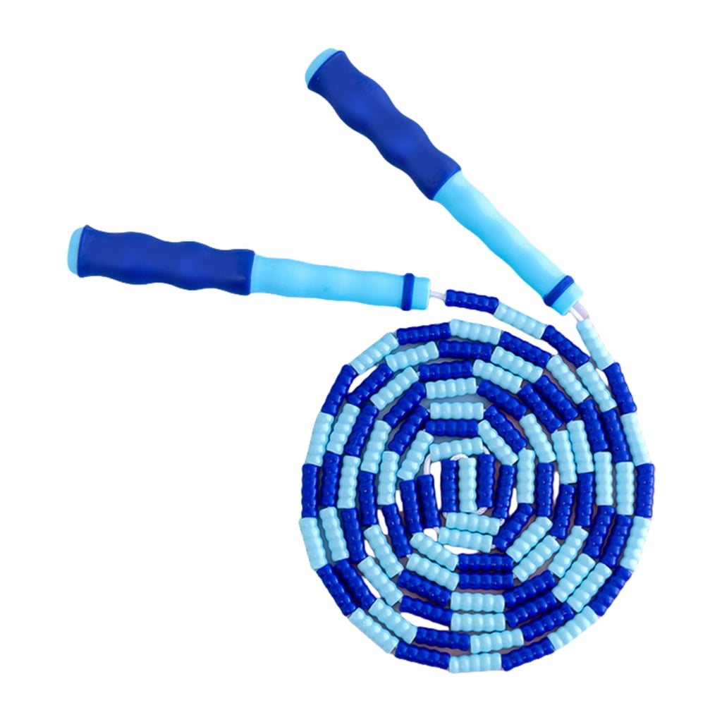 Adjustable Length Jump Rope for Fitness Exercise Soft Beaded Skipping ...