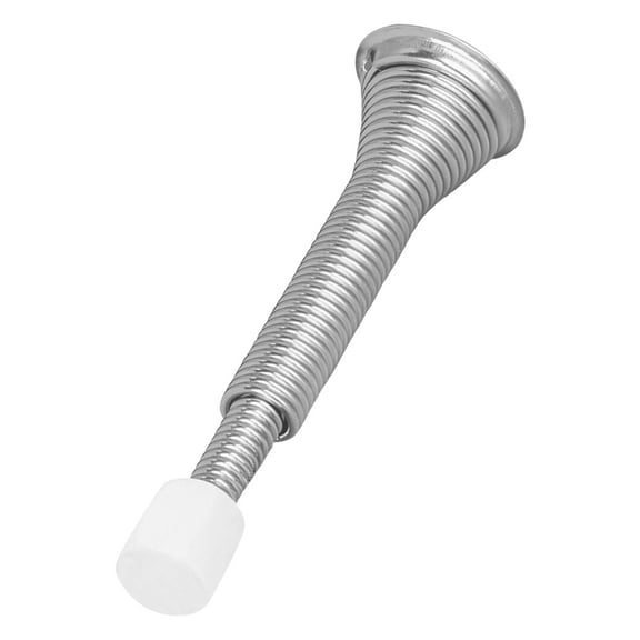 Adjustable Length Spring Door Stops Wall Protections with Rubber Tip easy installs Spring Door Stoppers Simple Installs