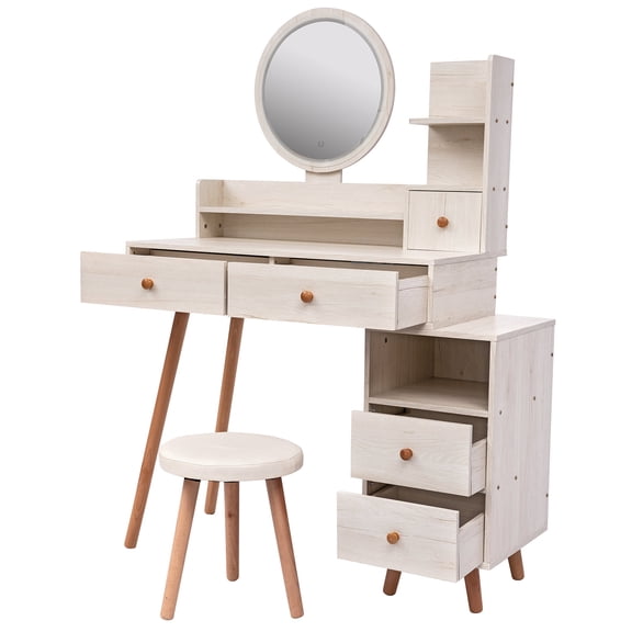 Adjustable Length Vanity for Flexible Use / Adapt to Different Needs