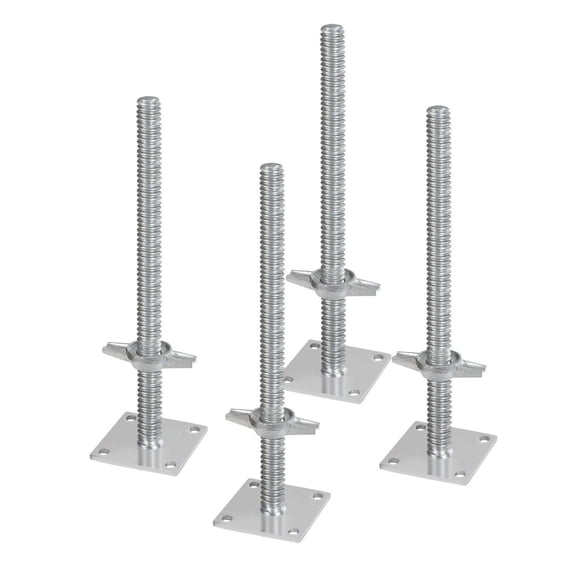 Adjustable Leveling Jacks 4-Pack, 18.2" Height, 3307lbs Capacity