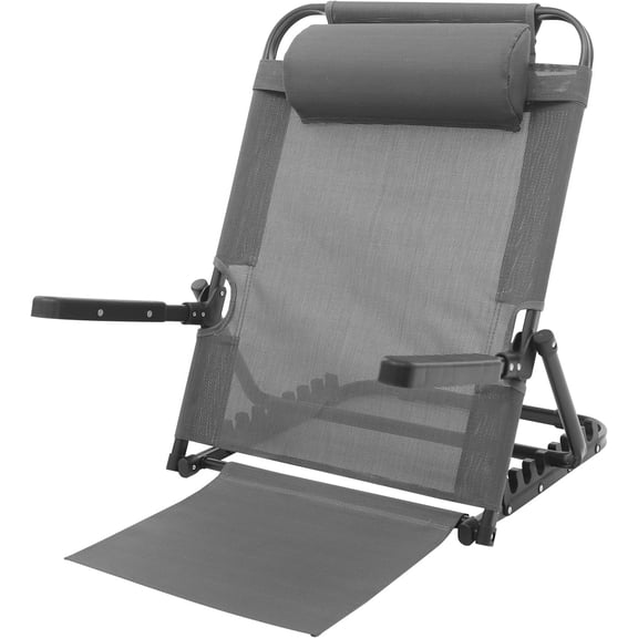 Adjustable Lifting Bed Backrest Portable Folding Backrest Support with Armrest Adjustable Backrest Angle for Neck Head Waist Support for The Elderly