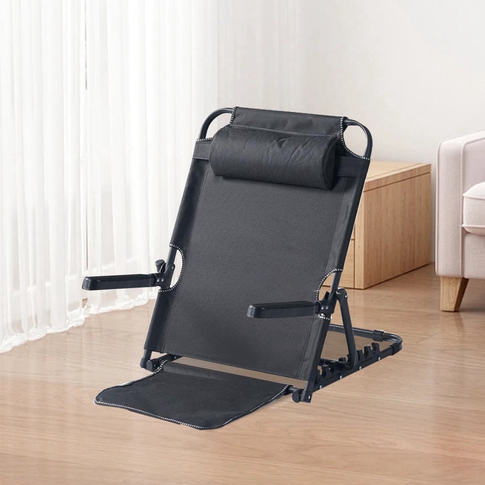 Adjustable Lifting Bed Backrest with Armrest, Portable Sit Up Back Rest ...