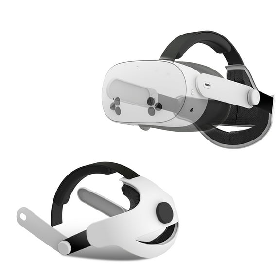 Adjustable Lightweight VR Head Strap Compatible with Meta Quest 3S - Comfort Virtual Reality Accessories-White