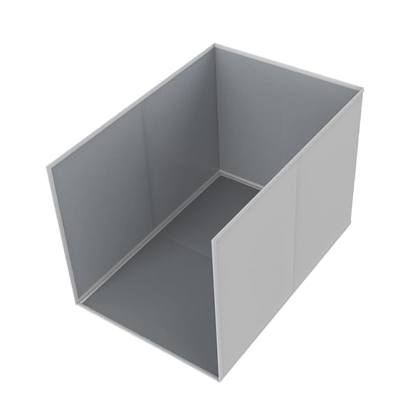 Adjustable Litter Containment Barrier Cats Litter Pan Splashprevent Large Cats Litters Box Enclosure Foldable Sand Fence