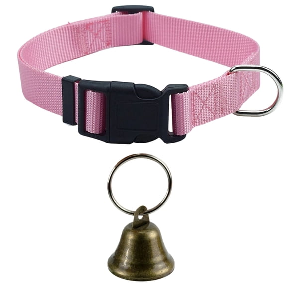 Adjustable Livestock Collar with Bell for Goat Sheep Cattle Horse Heavy Duty Animal Neck Strap with Copper Bell Anti-Lost Tracking Collar for Farm & Ranch