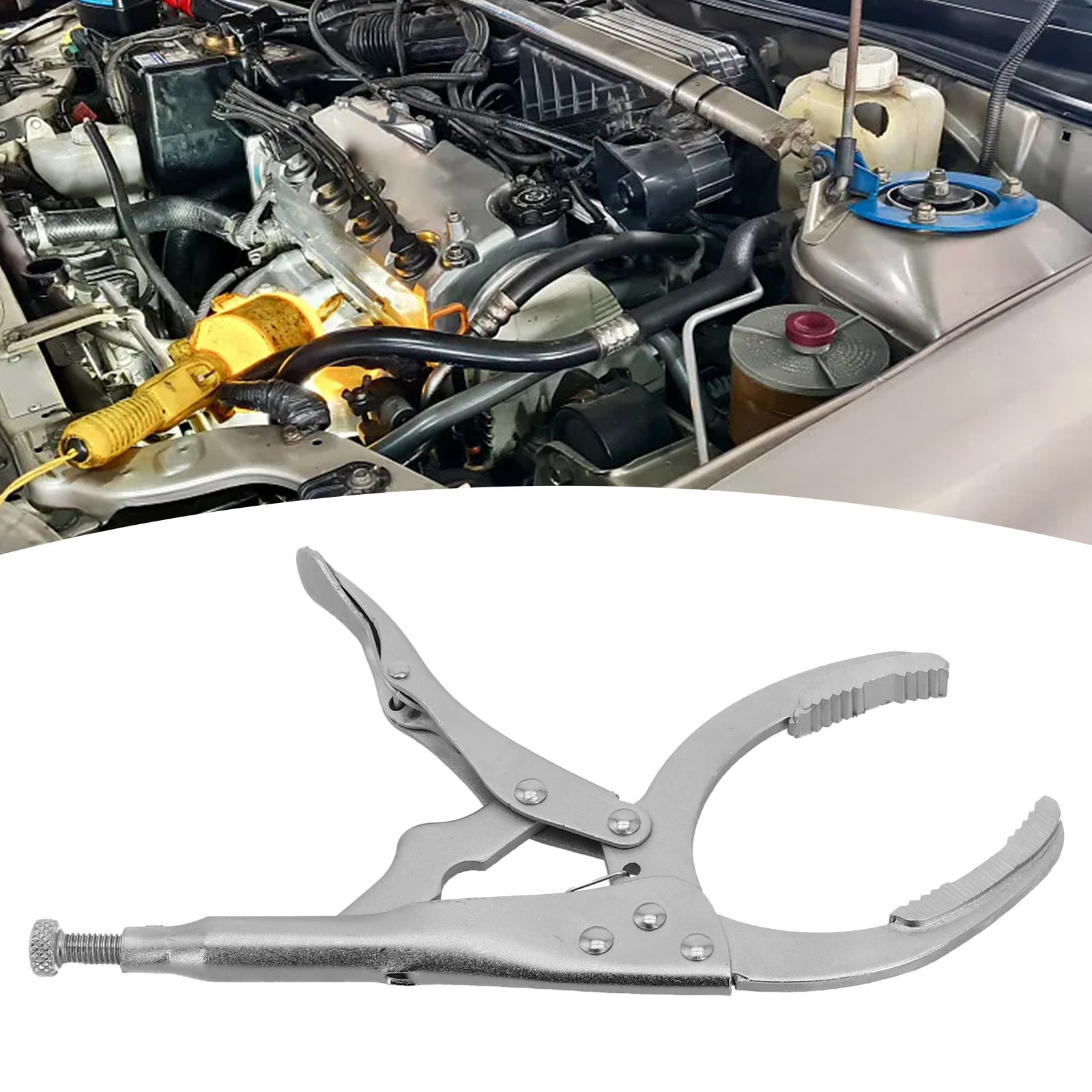 Adjustable Locking Oil Filter Pliers Wrench Vise Style Grip for Filters