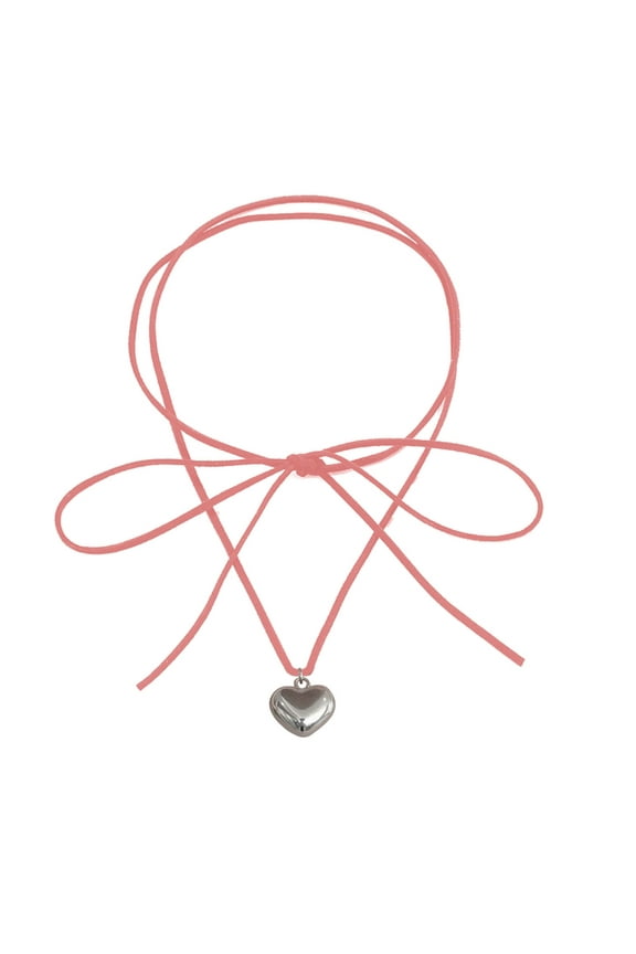 Adjustable Long Chain Love Necklace Women Chocker Jewelry for Wedding Daily Wear