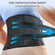 Adjustable Lower Back Brace Lumbar Support Waist Belt For Men Women Pain Relief Waist Belt