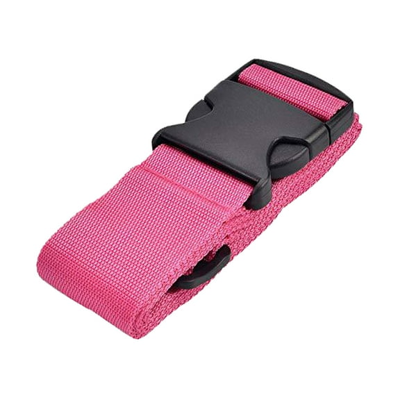 Adjustable Luggage Straps With Buckles Widened Luggage Straps Eye-Catching Luggage Security Clips Travel Tote Briefcase - Pink, Adjustable Luggage Strap Buckle, Home and Kitchen, By Meiiso