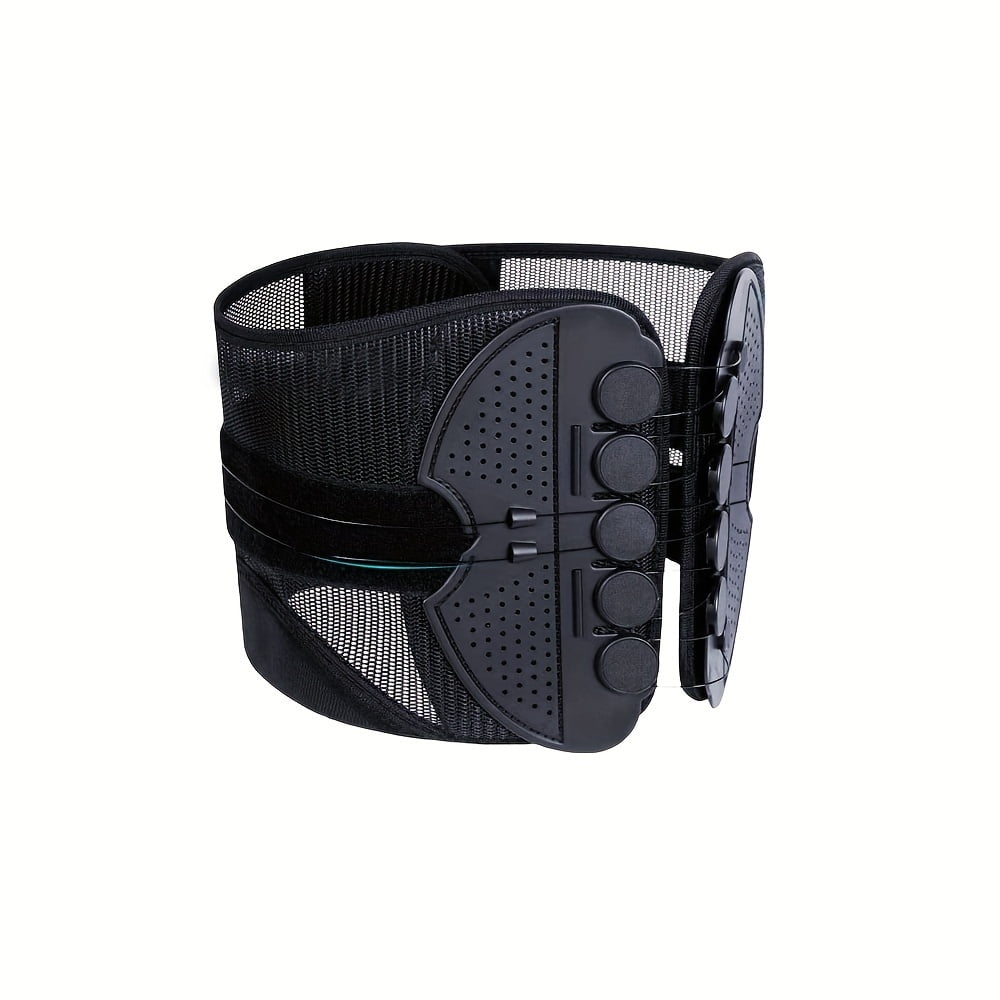 Adjustable Lumbar Brace, Breathable Mesh Design For Lower Back Support, Herniated Disc And