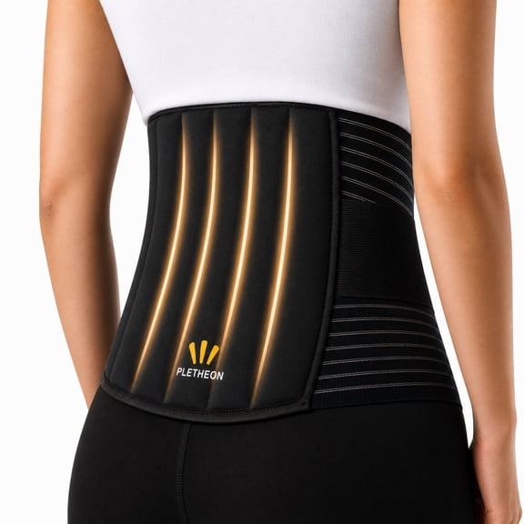 Adjustable Lumbar Support Belt for Lower Back Pain Relief Waist Brace for Men and Women | Posture Correction & Spine Support