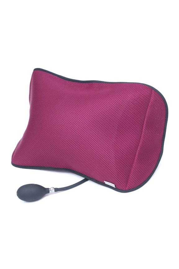 Adjustable Lumbar Support Pillow Back Support Cushion with Inflatable Air Bag Applicable Office Chair/Car Relieve Back