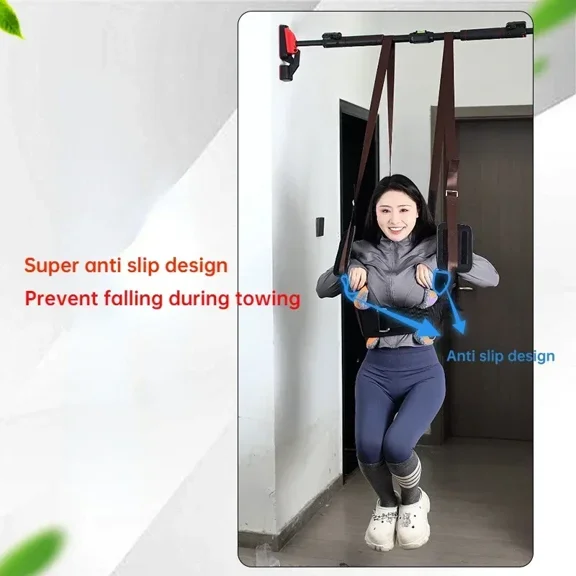 Adjustable Lumbar Traction Belt For Back Pain Relief, Home Spinal Decompression Stretcher With Removable Pad, Herniated Disc Support