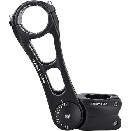 Adjustable MTB Bar 31.8mm 85 Degree - 90/110/145mm Handlebar Bike Lever Riser - Aluminum MTB Handlebar Riser Extender for MTB Road City Bike (31.8 x 145mm)
