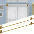 thumbnail image 1 of 2sets Magnetic Curtain Rods for Metal Doors, Adjustable 17.3-33.4 inch No Drill Curtain Rod for Window, Fridge, Cabinet, Iron Rod, 1 of 12