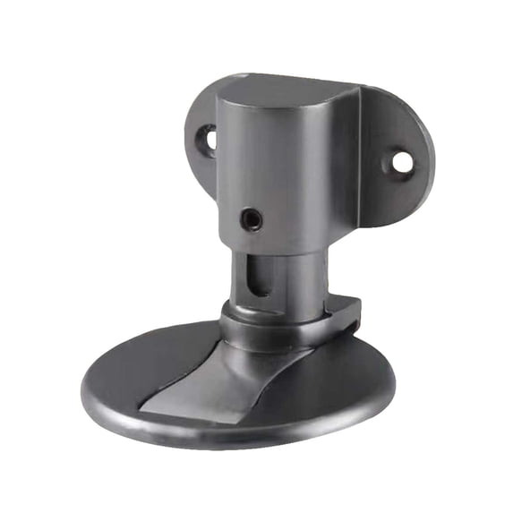 Adjustable Magnetic Door Stop, Punch-Free Door Stopper Catchs for Bottom of Door, Upgrade Strong Hold Door Holder for Home Office, Keep Door Open, Black