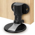 thumbnail image 1 of Adjustable Magnetic Door Stopper (Punch Floor Catch, Heavy-Duty Holdback), Black, Black Strong Magnetic Door Stop, Punch Design For Bottom Of Door, Upgrade For Stability, Meiiso, 1 of 8