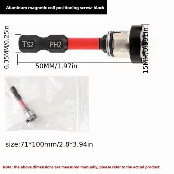 Adjustable Magnetic Drywall Screwdriver with Ergonomic Non-Slip Handle - Heavy Duty Magnetic Tip for Woodworking and Ceiling Installation