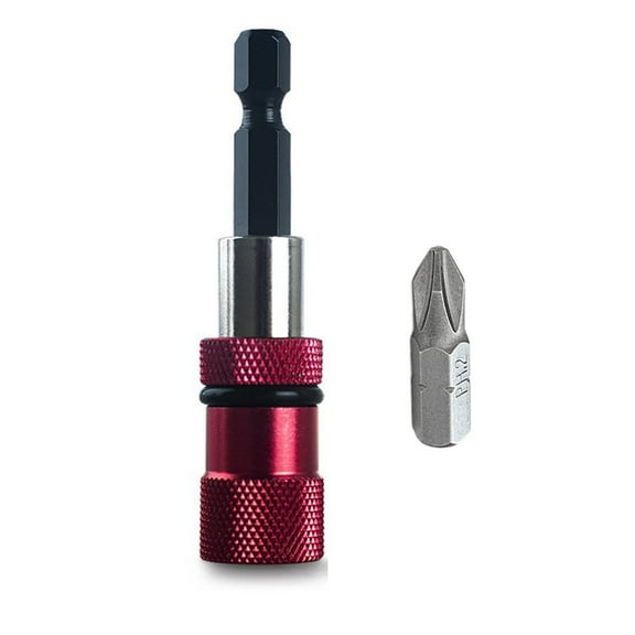 Adjustable Magnetic Screwdriver Bit Holder Extension Rod for 1/4\" PH Bits, 2 Pack