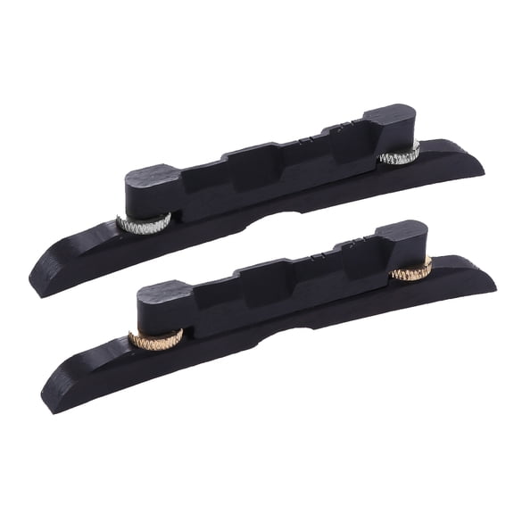 Adjustable Mandolin Bridge Compensated Ebony Random Color