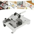 thumbnail image 1 of Adjustable Manual Frozen Meat Slicer Kit Beef Slicing Machine Hotpot BBQ Silver, 1 of 16