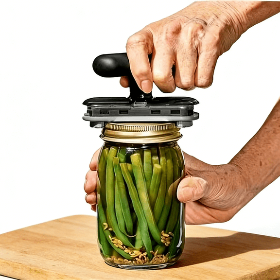 Adjustable Manual Jar Opener - Labor-Saving Twist Lid Opener for Kitchen Use, Easy Grip Bottle Opener Tool for Seniors & Arthritis, St. Patrick's Day & Holiday Gift (1-Piece)