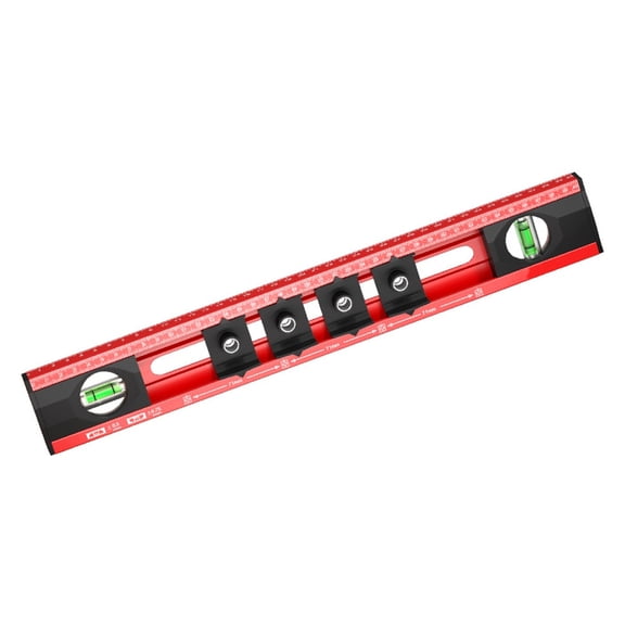 Adjustable Marker Lines Electrician Levels With Double Bubble Vials And Sliding Guide For Accurate Socket Layout
