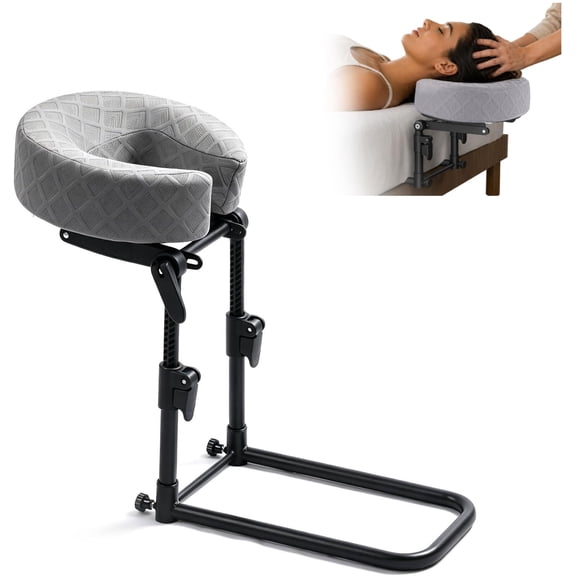 Adjustable Massage Headrest for Bed,portable Facial Cradle for Skincare and Massage, and Prone-positioning Pillow for Post-eye Surgery Recovery.