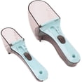 thumbnail image 1 of Adjustable Measuring Spoon, Easy to Safe Kitchen Tools Plastic Measuring Spoon 2PCS for Baking, 1 of 9