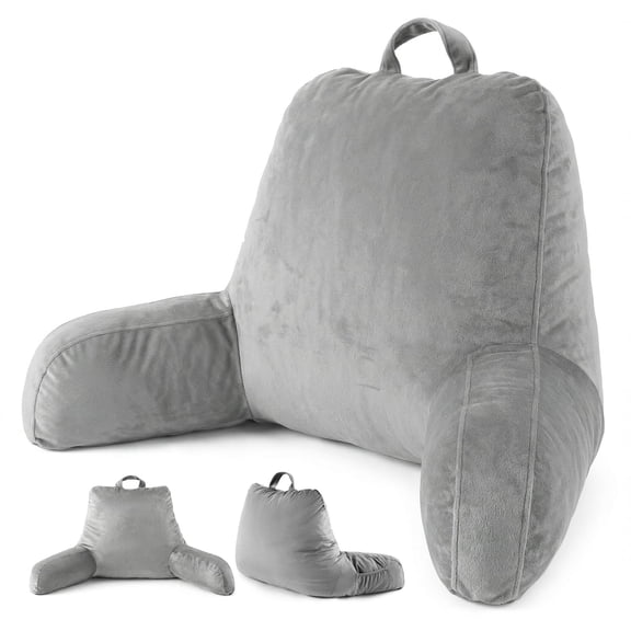 Adjustable Memory Foam Bed Rest Pillow with Arms for Adults - ACH Reading Pillow