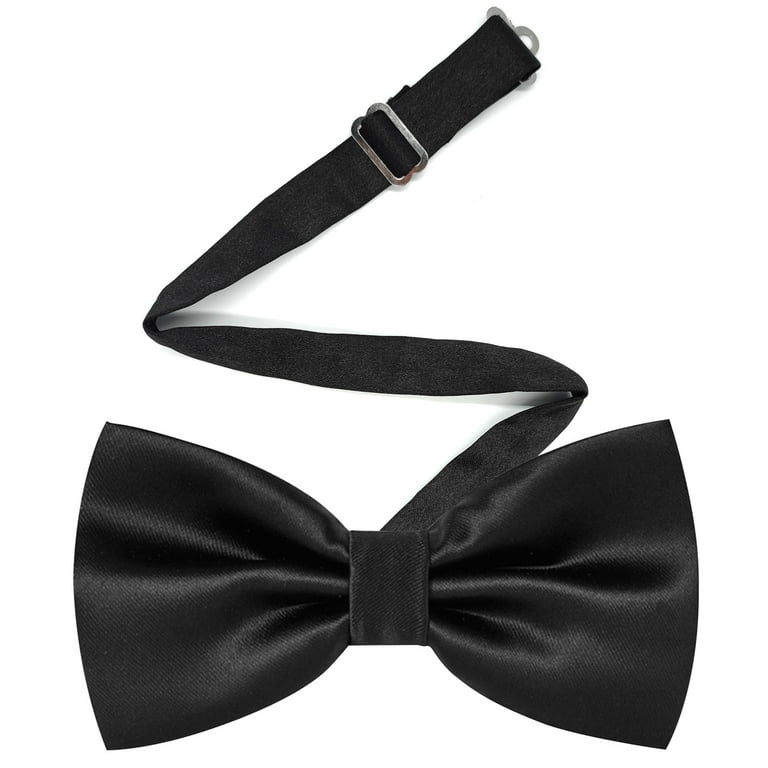 Classic Men's Adjustable Black Tuxedo Bowtie Adult Formal Party Wedding Bow Tie Classic Men's Adjustable Black Tuxedo Bowtie Adult Formal Party Wedding Bow Tie