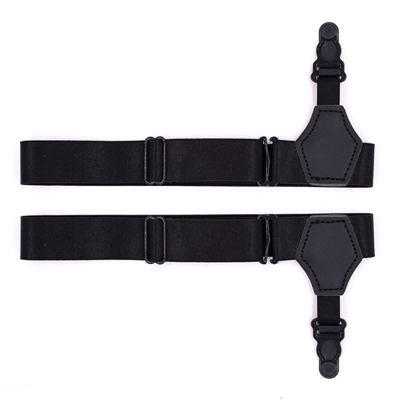 funny garter belt songs Pair Of Wide Black High Quality Metal Suspenders – True Corset USA