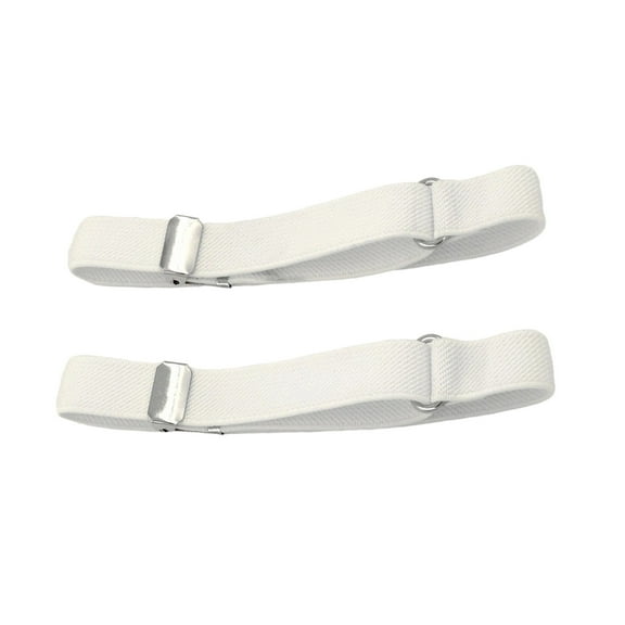 Adjustable Men Women Shirt Sleeve Garters for Formal, Work, Casual Shirt Sleeve Holder Garters Stretch Metal Armbands